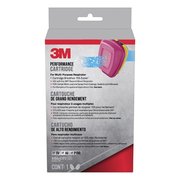 Scotch 3M P100 Acid Gas and Organic Vapor Respirator Cartridge Replacement Pink 2 pc 60923H1-DC